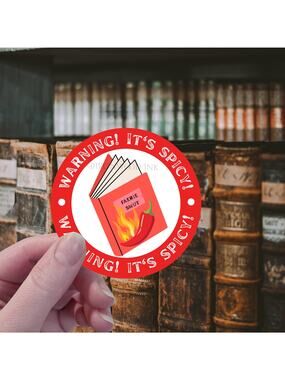 Spicy Books Faerie Fantasy Vinyl Sticker Fae Bookish Dragon Romantasy Romance